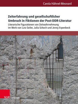 cover image of Zeiterfahrung und gesellschaftlicher Umbruch in Fiktionen der Post-DDR-Literatur